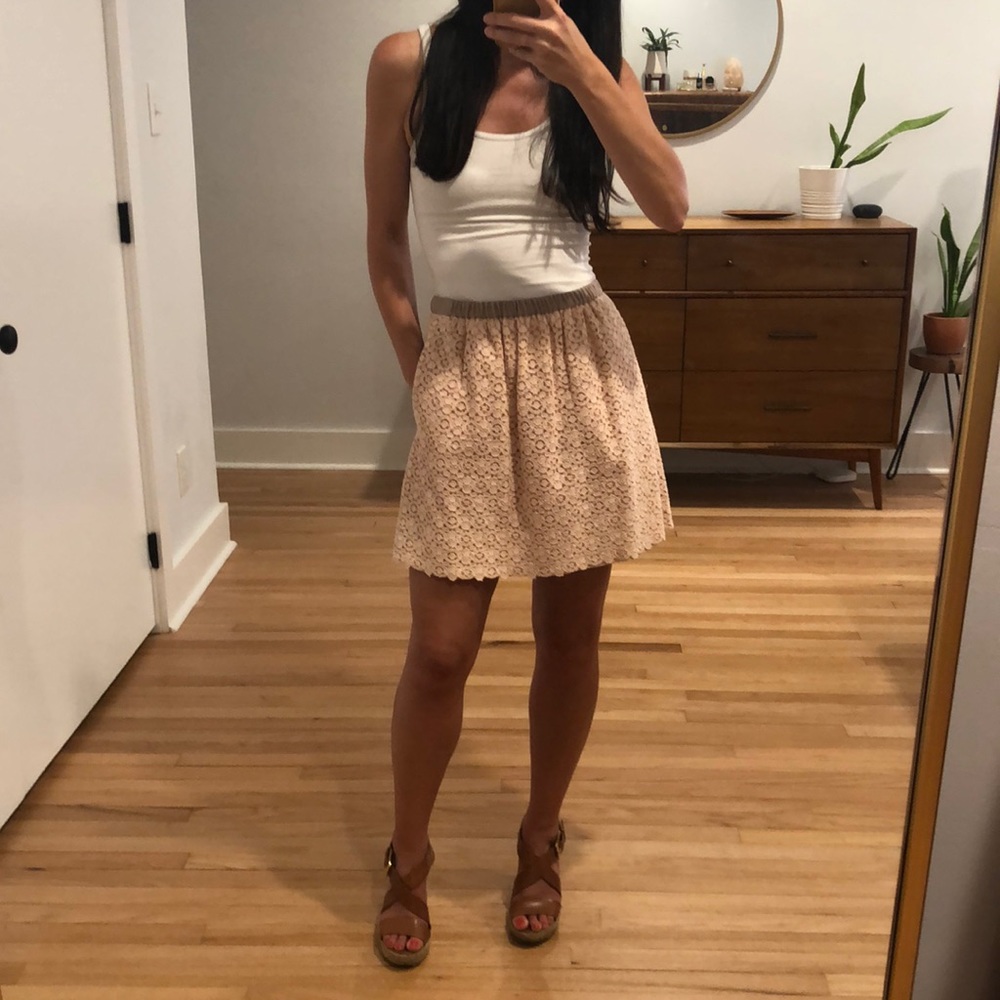 J Crew lace skirt